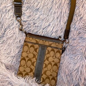 Coach crossbody logo bag